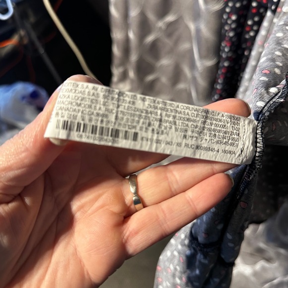 Zara Polka‎ Dot Midi Dress Wrap Tie Belt Short Sleeve XS - Picture 4 of 5